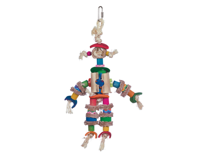 Bird toy Scarecrow multicoloured 29cm