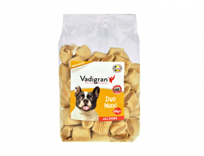 Snack hond Biscuits Duo Maxi 500g