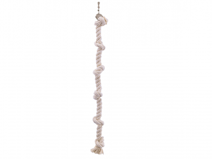 Bird toy climbing rope cotton 4 knots 67cm