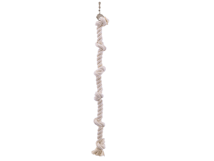 Bird toy climbing rope cotton 4 knots 67cm