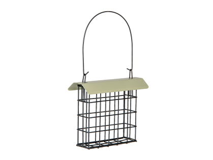 Suet cake feeder metal