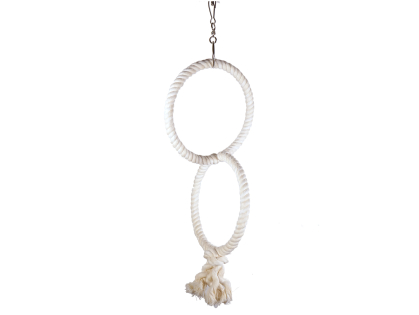 Bird toy ring cotton double 32/14cm