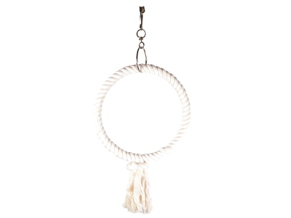 Bird toy ring cotton 14cm