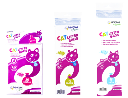 Bags for cat litter tray