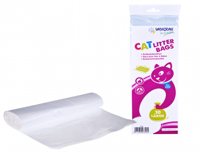 Bags L for cat litter tray 37-47x50-65cm (10)