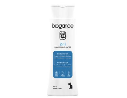 BIOGANCE hond shampoo dubbele werking 250ml