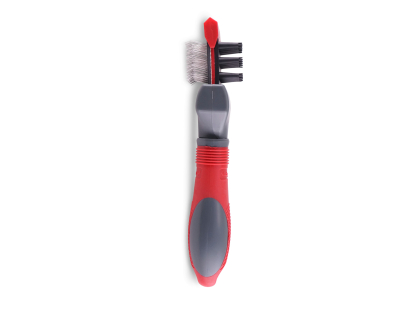 Slicker and massage brush