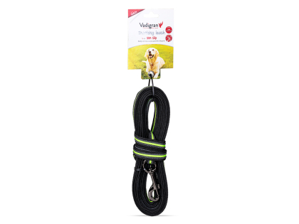 Training leash nylon green 5mx17mm