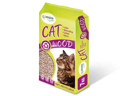 Cat litter Wood