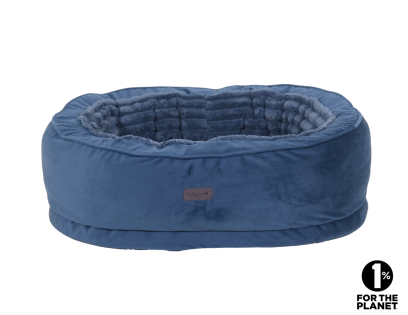 Panier ovale Kai bleu 95x70x24cm