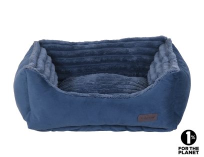 Panier carré Kai bleu 60x48x19cm