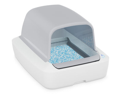 Bac à litière auto-nettoyant Pro avec toit