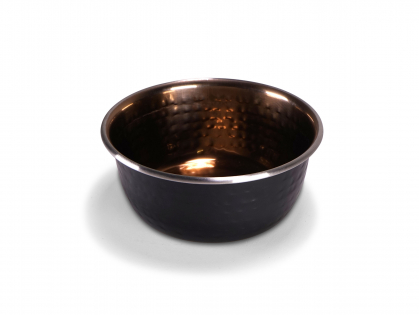 Feeding bowl Selecta black &hammered copper 950ml