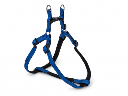 Harness nylon Soft Grip blue 60-86cmx25mm XL