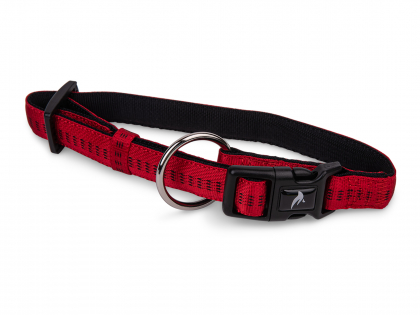 Collar nylon Soft Grip red 50-65cmx25mm XL