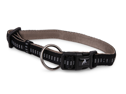 Collar nylon Soft Grip black 40-55cmx25mm L