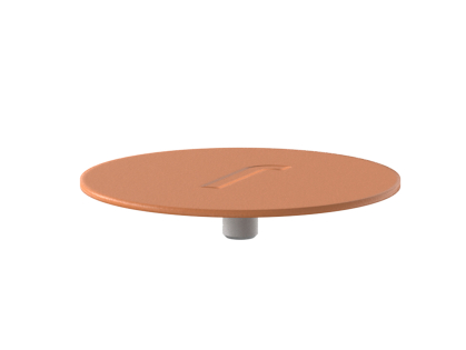 Cap orange - Cover plate