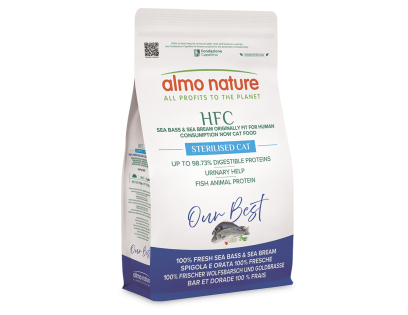 HFC OB Sterilised-Zeebaars&-Brasem 1,2kg