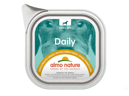 Daily Dogs 100g met Kip, Ham en Kaas