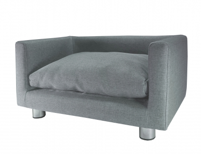Sofa textile Oscar grey 60x36x30cm S