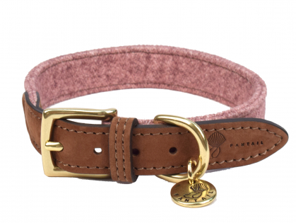 Dog collar Blend pink 30cmx20mm XXS
