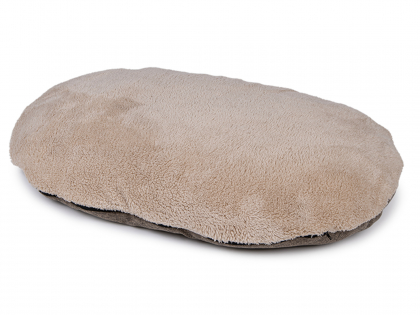 Cushion oval Leto brown 90cm