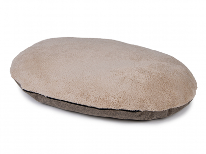 Cushion oval Leto brown 70cm