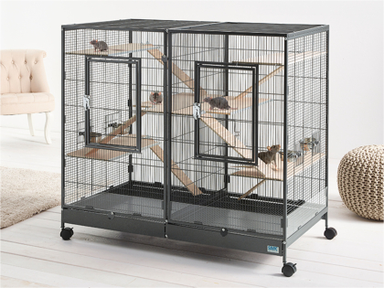 Bird cage Tasmania 120 XL black 120x65x107cm