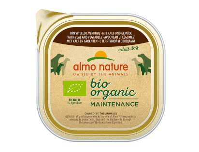 BIO Organic Dogs 300g with veal and vegetables