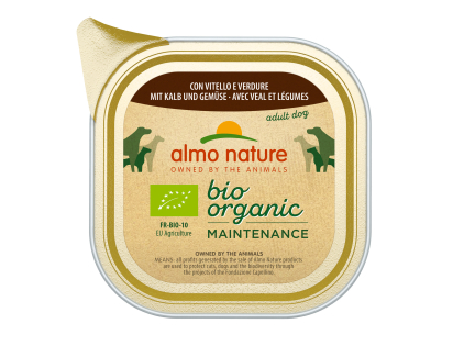 BIO Organic Dogs 100g with veal and vegetables