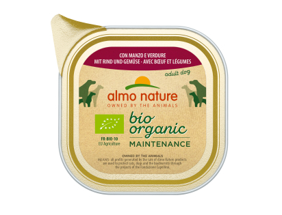 BIO Organic Dogs 100g avec boeuf et légumes