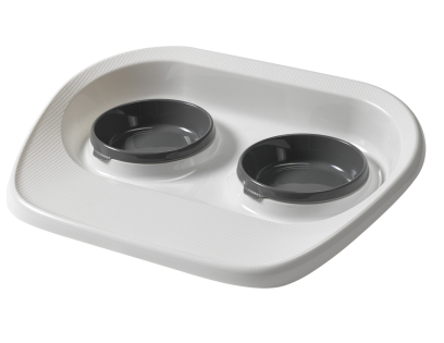 Feed-drinking bowl double Elite low