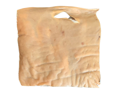 Beef skin plate 20x20cm (labelled)