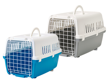 Cage de transport Chien Chat TROTTER BLEUE - Vetogroupe