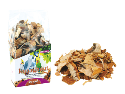 Chewing sticks birds bark