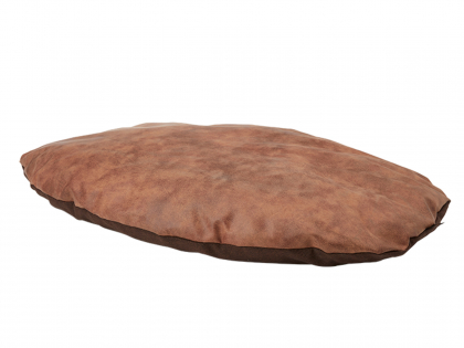 Cushion Snooze leatherbrown 105x68cm XXL