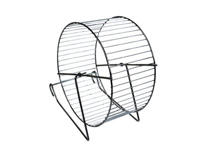 Roue hamster métal/chrome 15cm