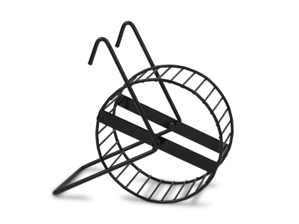 Hamster wheel metal/chrome 12cm