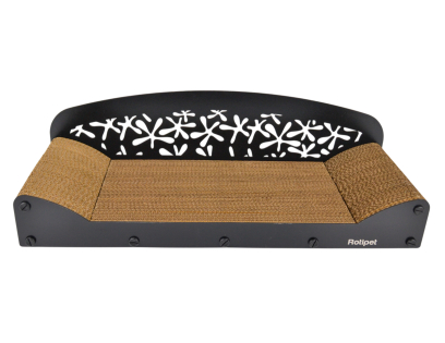 Cat Scratching carton  MDF Sloffy black 68cm