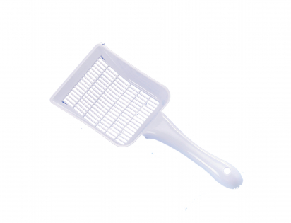 Cat litter scoop with fine meshes