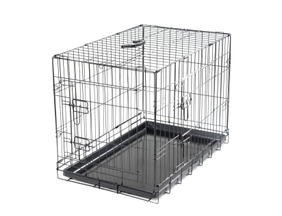 Cage métallique pliable Classic noir 78x49x55cm