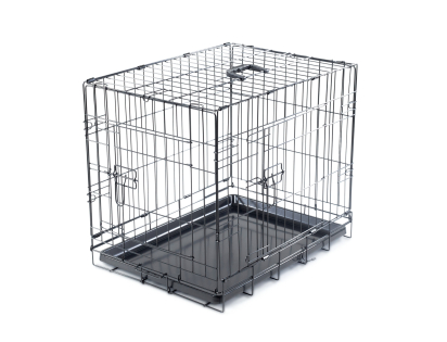 Cage métallique pliable Classic noir 63x44x50cm