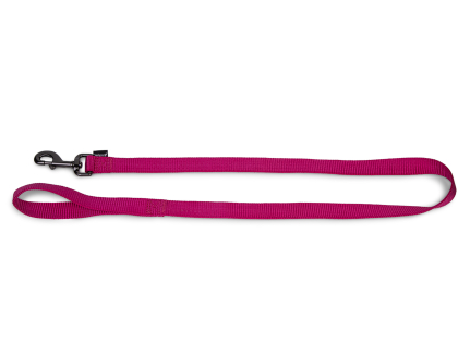 Laisse Classic Nylon fuchsia 120cmx10mm S