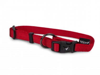 Halsband Classic Nylon rood 50-66cmx25mm XL