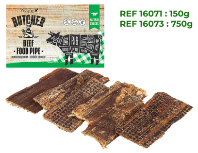 Beef food pipe 750g