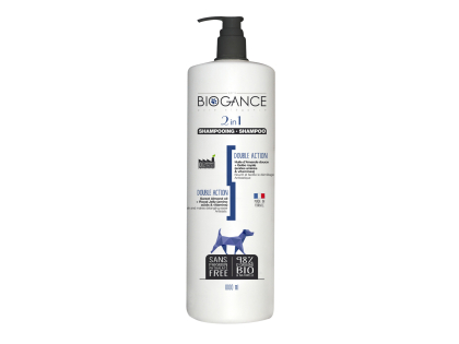 BIOGANCE chien shampooing double action 1 L