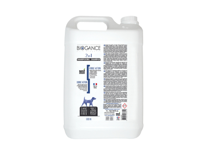 BIOGANCE chien shampooing double action 5 L