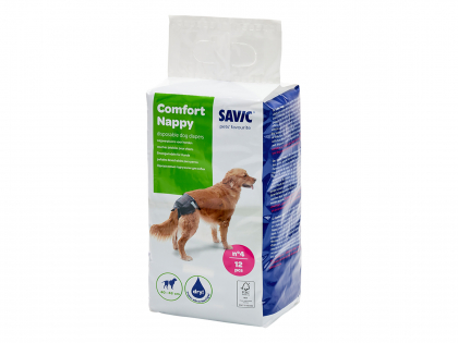 Diaper for dog Comfort Nappy nr4 waist: 40-48cm
