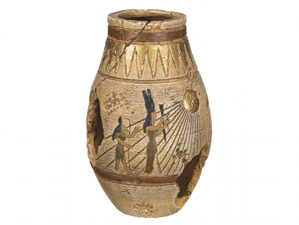 Aqua Deco Egyptian jar