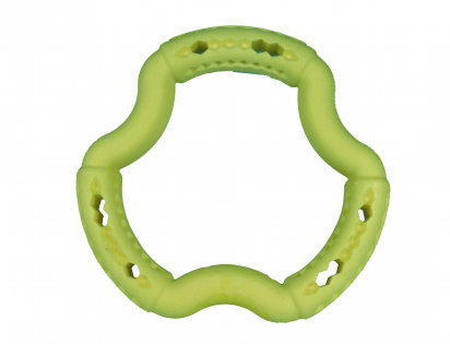 Jouet chien TPR anneau Green Apple 21cm